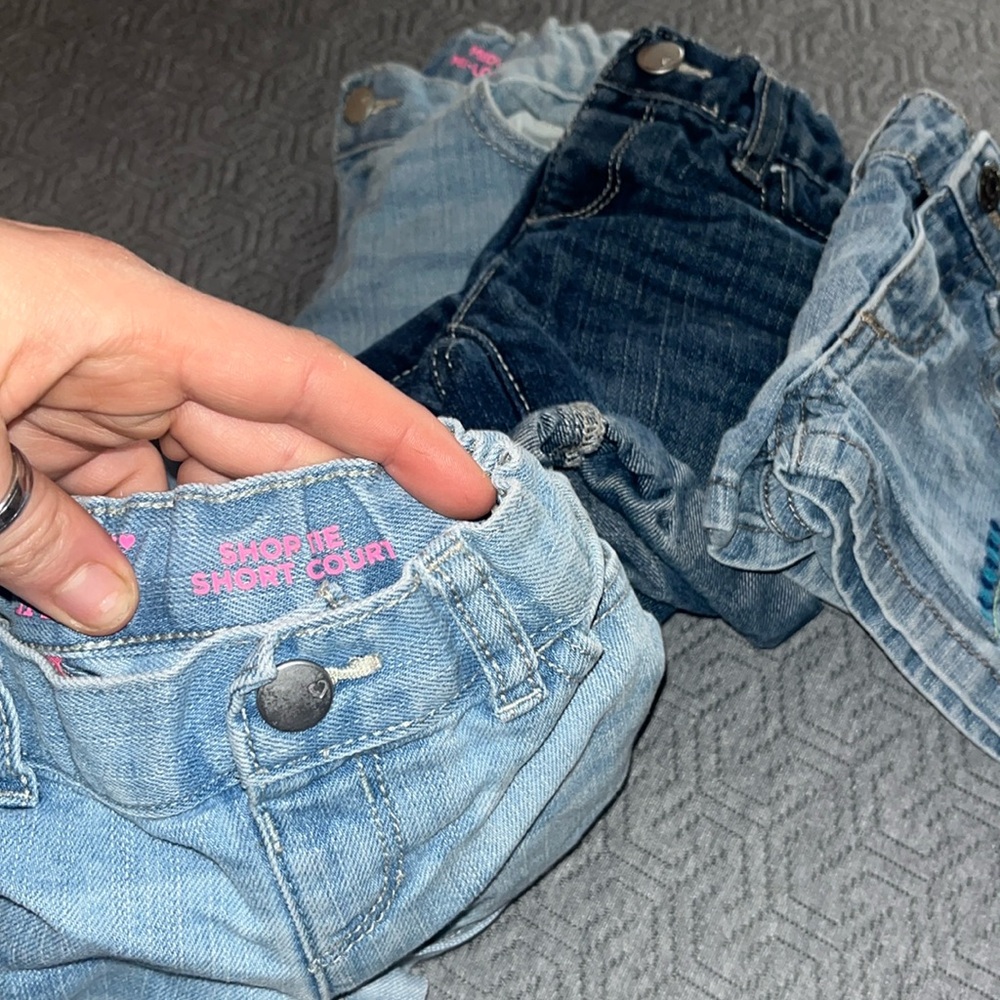 Stylish Denim Shorts Set for Kids